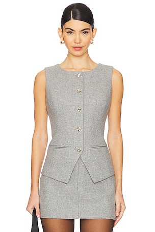 Damson Vest Line & Dot